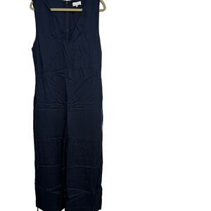 NWT Ettitude Sateen Jumpsuit - Ocean - XL